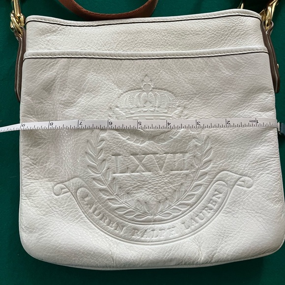 Ralph Lauren White and Tan Men's Messenger Bag - Picture 12 of 12